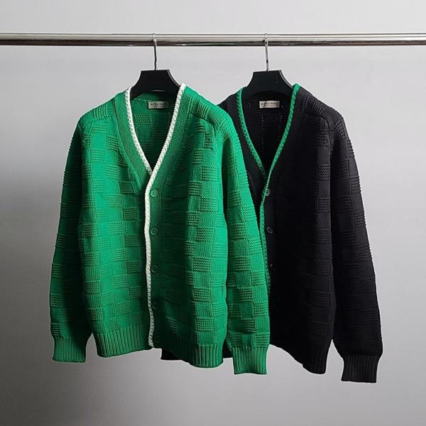 보** 엠보사각 가디건