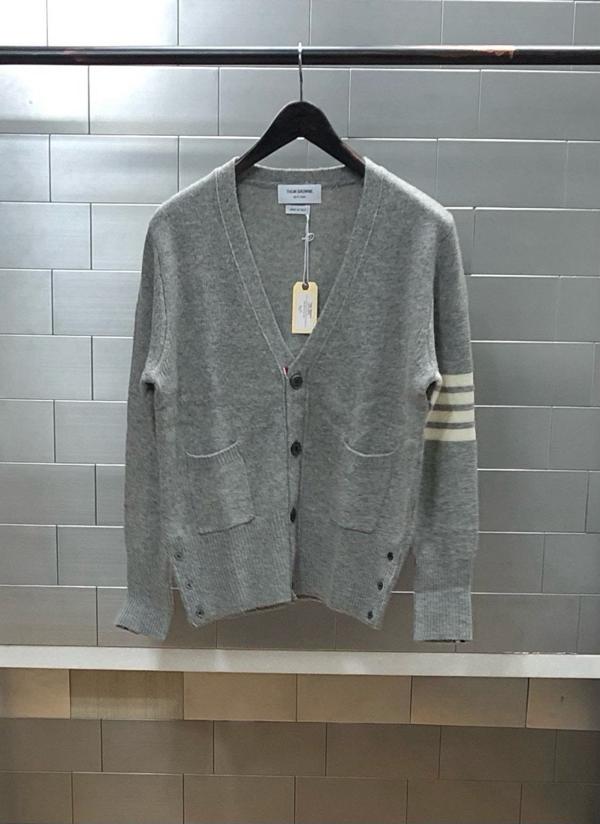 톰* 4BAR 셰틀랜드 울가디건