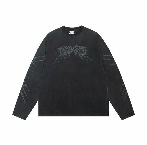 베** 루즈핏 워싱 롱슬리브 티셔츠