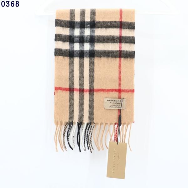 버** 체크 캐시미어 스카프 베이지 키즈용