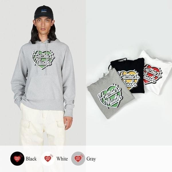 휴* 메이드 하트 로고 후드