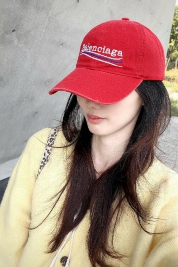 발**** 웨이브 로고 자수 폴리티컬 빈티지 볼캡수입