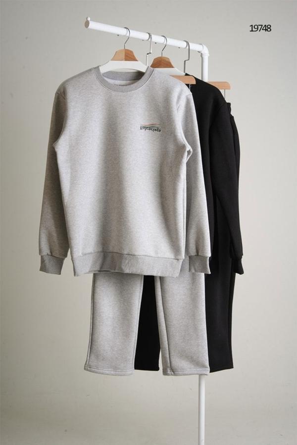 발**** 리버스 레터링로고 맨투맨 상하의셋