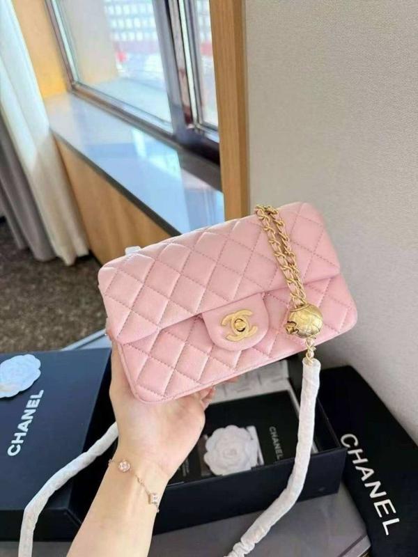 샤* 골드볼 플랩백