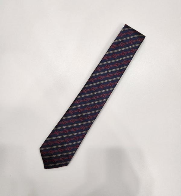 구* 인터로킹 G 사선 실크 넥타이