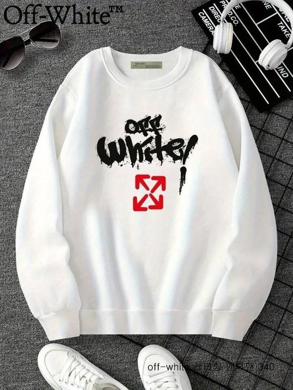 오* 레터링 기모맨투맨 340