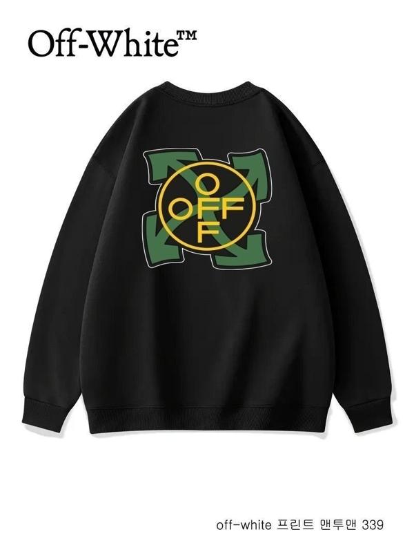 오* 프린트 기모맨투맨 339