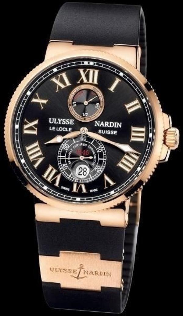 율** 나르덴 마린 로즈골드 로마 블랙다이얼