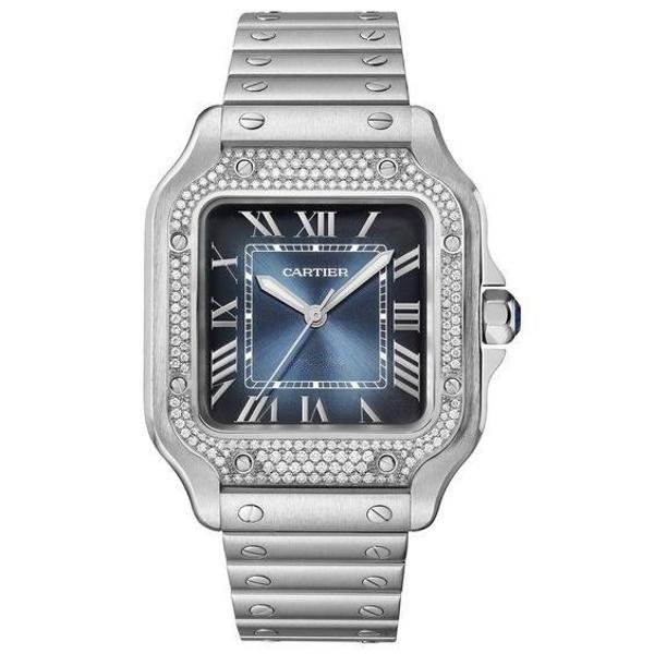 까*** 산토스 블루다이얼 다이아 세팅