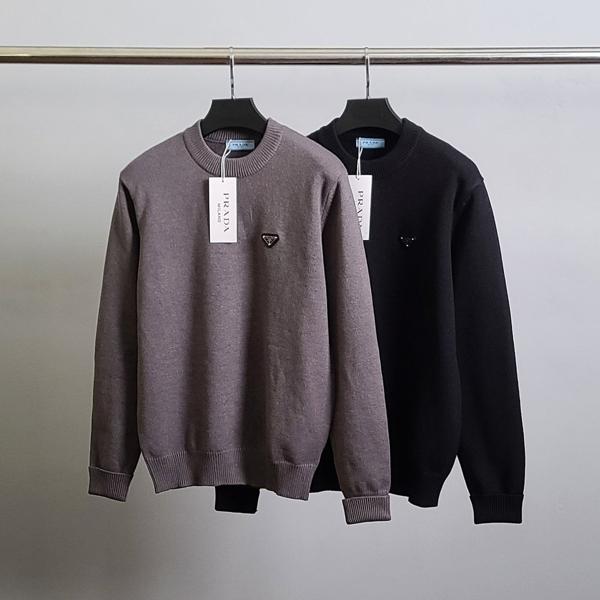 프** 로고와펜 울 니트