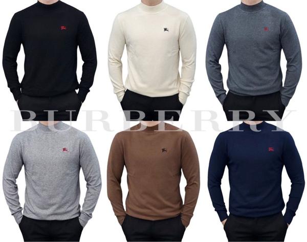 버** 프로섬 기사 자수 캐시미어 하트 터틀넥