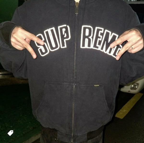 슈** 리플렉티브 아크 후드 워크 자켓