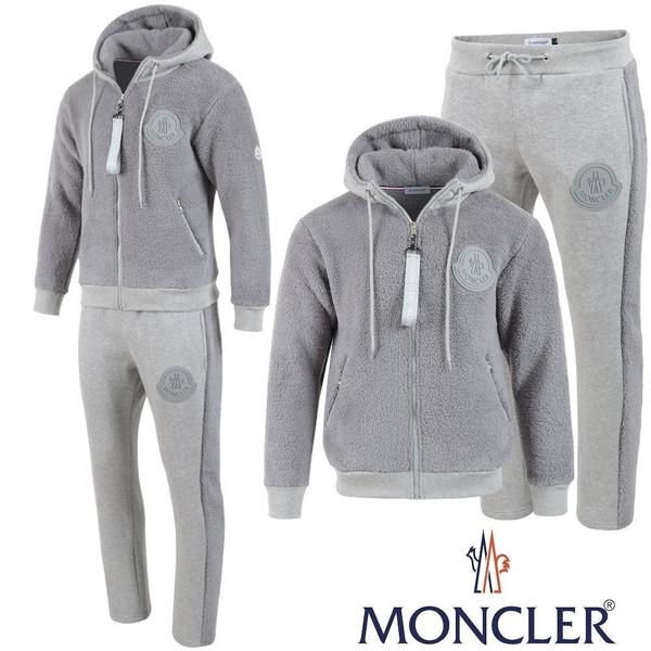 빅로고 양털 후드 집업 셋업 기모 원단