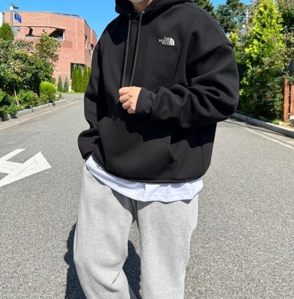 노**** 베이직 에센셜 후드티