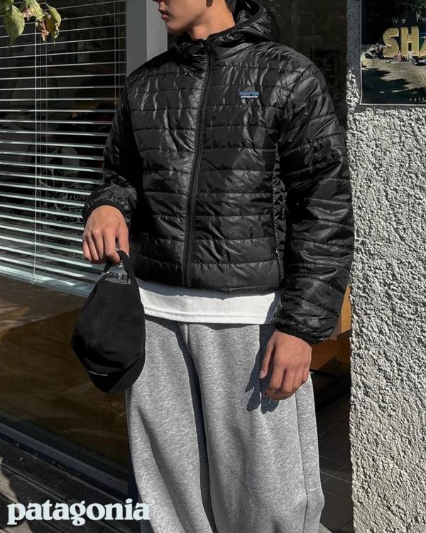 파**** 후드 라이트 패딩 점퍼