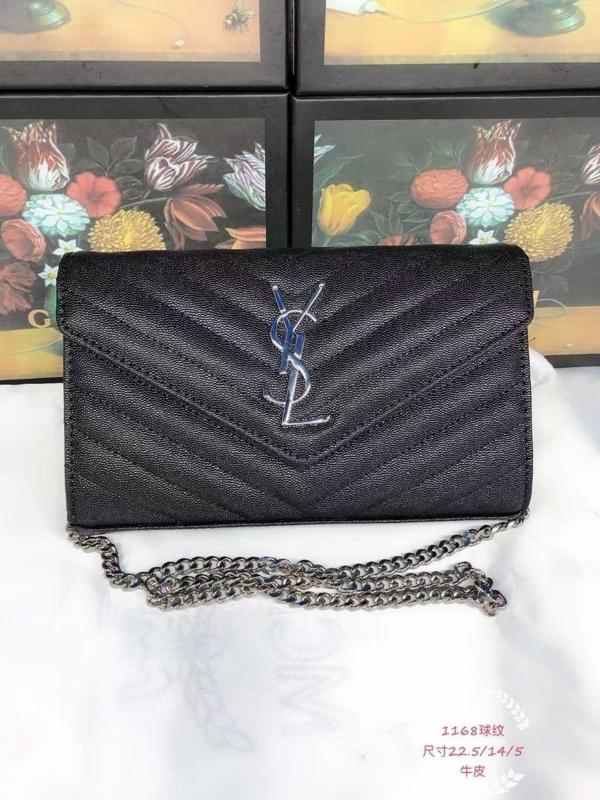 생** 은장 캐비어 체인백