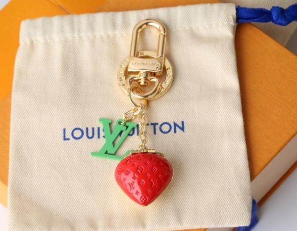 루* 딸기 디자인 키 홀더 키링