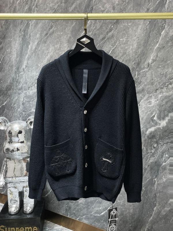 크* 가죽패치 숄카라 가디건