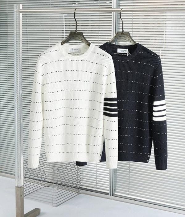 톰* 사선 스티치 울니트