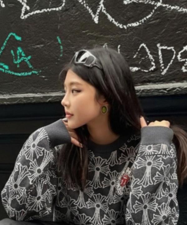 크* 십자가 크로스 자카드 라운드 니트수입최고급(남녀공용)