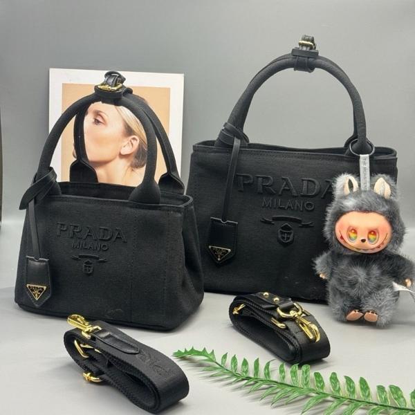 프** 코튼 캔버스 토트백