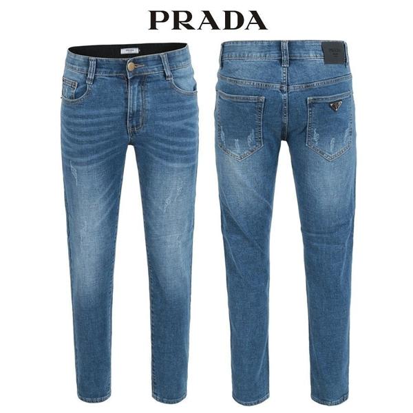 프** 중청 스크래치 워싱 슬림팬츠