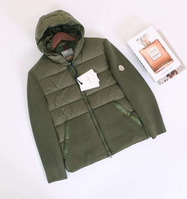 울니트 와플믹스 다운 자켓