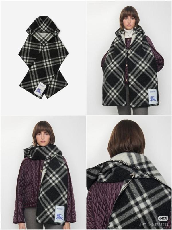 버** 후드 목도리