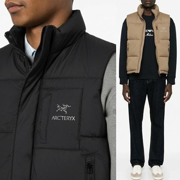 아**** 포켓로고 패딩베스트