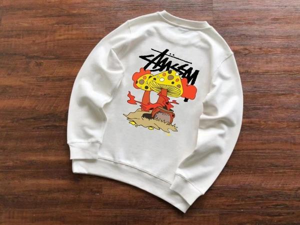 스** 버섯 그래픽 로고 맨투맨