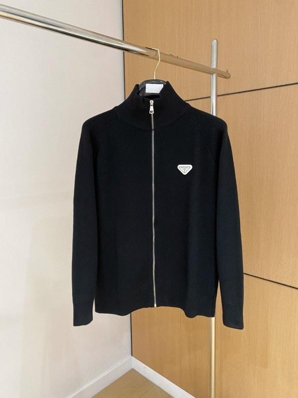 프** 짚업 니트 자켓