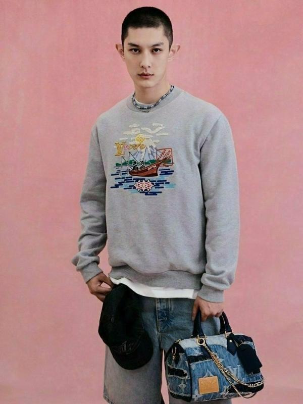 루* 피싱보트자수 맨투맨