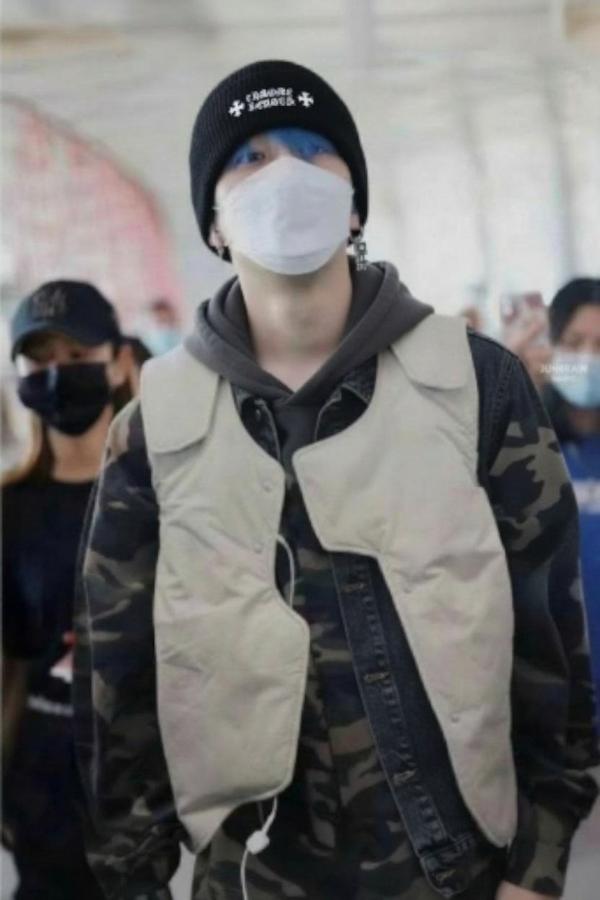 크* 크로스 레터링 자수 울비니수입풀 (남녀공용)