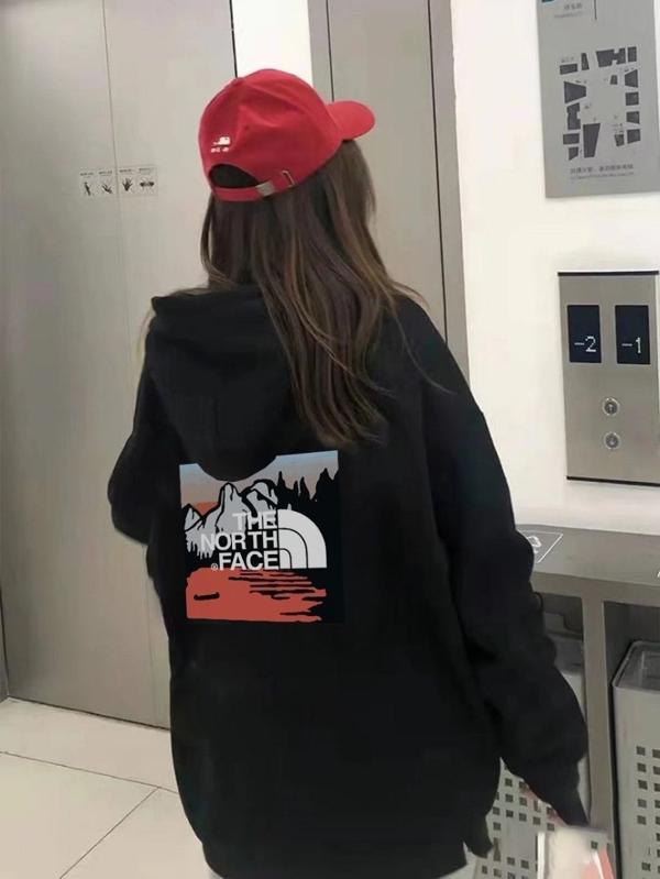 노**** mountain range 후드티