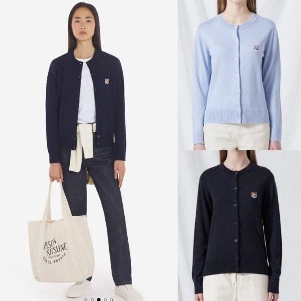 메*키츠네폭스헤드 라운드가디건(여성)