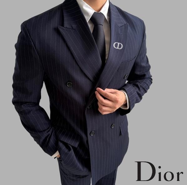 디* 타모 스트라이프 투버튼 수트 셋