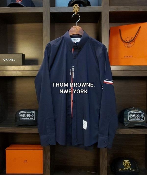 톰* 클래식 라인 삼선 로고셔츠