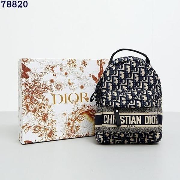 디* 오블리크 자카드 미니 백팩