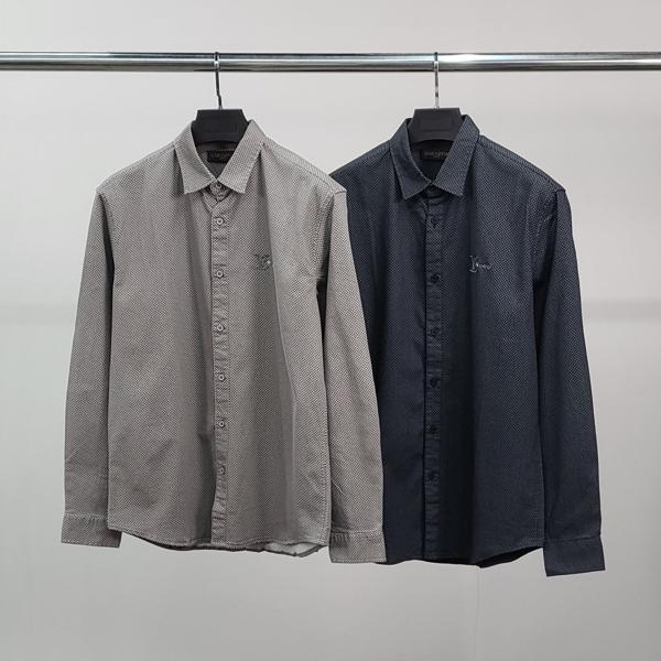 루* 모노자수 패턴 셔츠