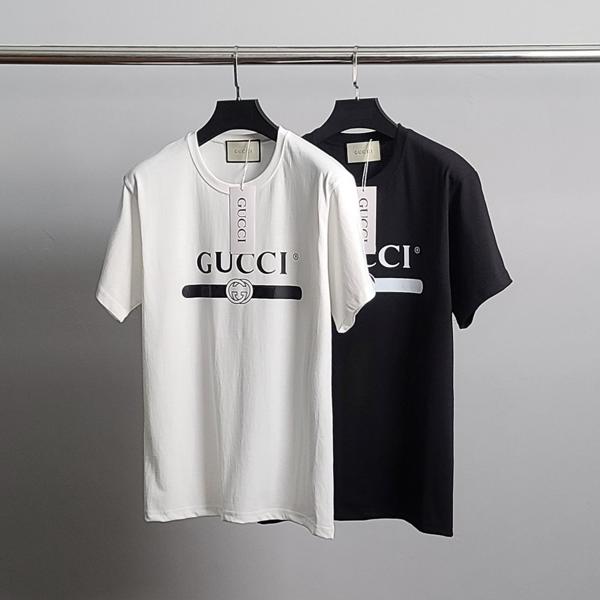 구* 클래식 띠로고 코튼 반팔티