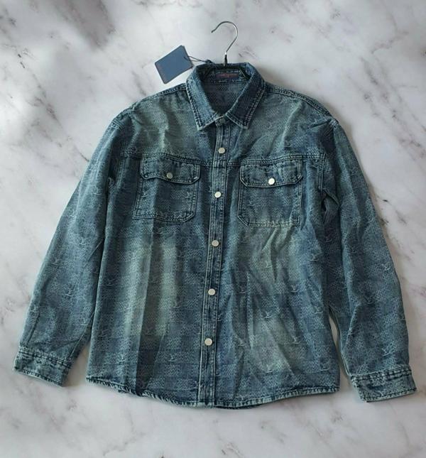 루* 다미에 데님 자켓
