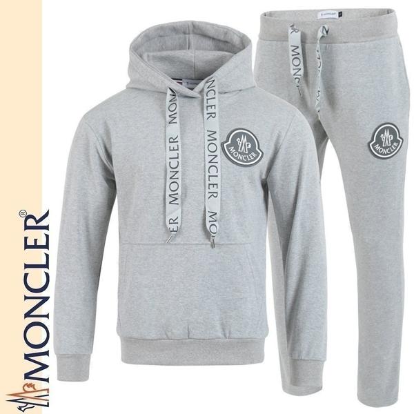 스트링 로고 후드 셋업