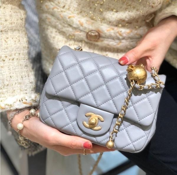 샤* 뉴미니 골드볼 그레이 올라 풀박스