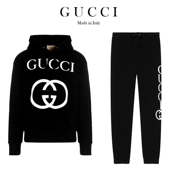 구* 빅로고 커플 후드셋트