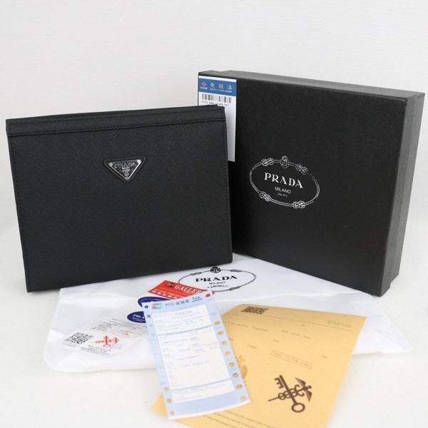 프** 사피아노 삼각로고 클러치