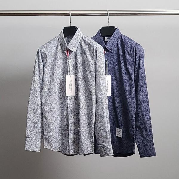 톰* 히든삼선 크랙 셔츠