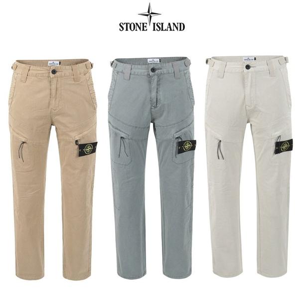 스* 지퍼 포켓 스판 카고 베이직핏 팬츠