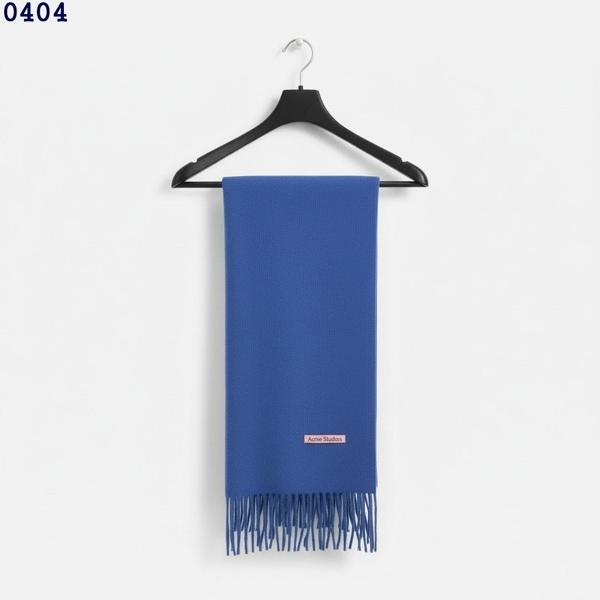 아** 스튜디오 울 네로우 오버사이즈 머플러 (블루)