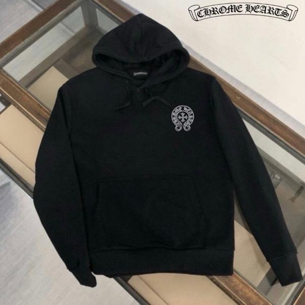 크* 로고 십자가 후드티