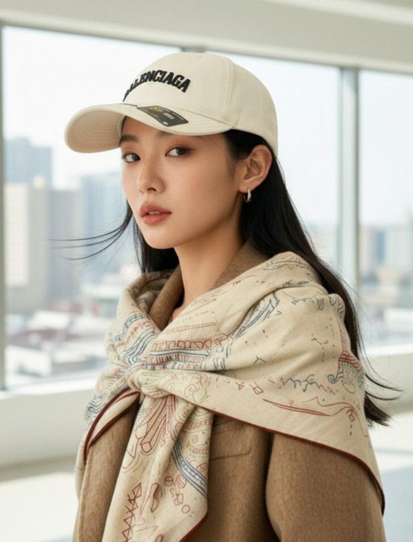 발**** 더블로고 자 볼캡 수입